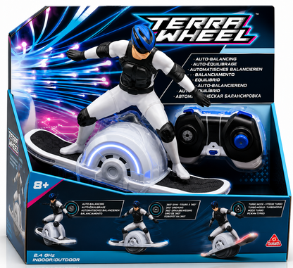 Terra Wheel RC Hoverboard 25cm ferngesteuert Akku wiederaufladbar