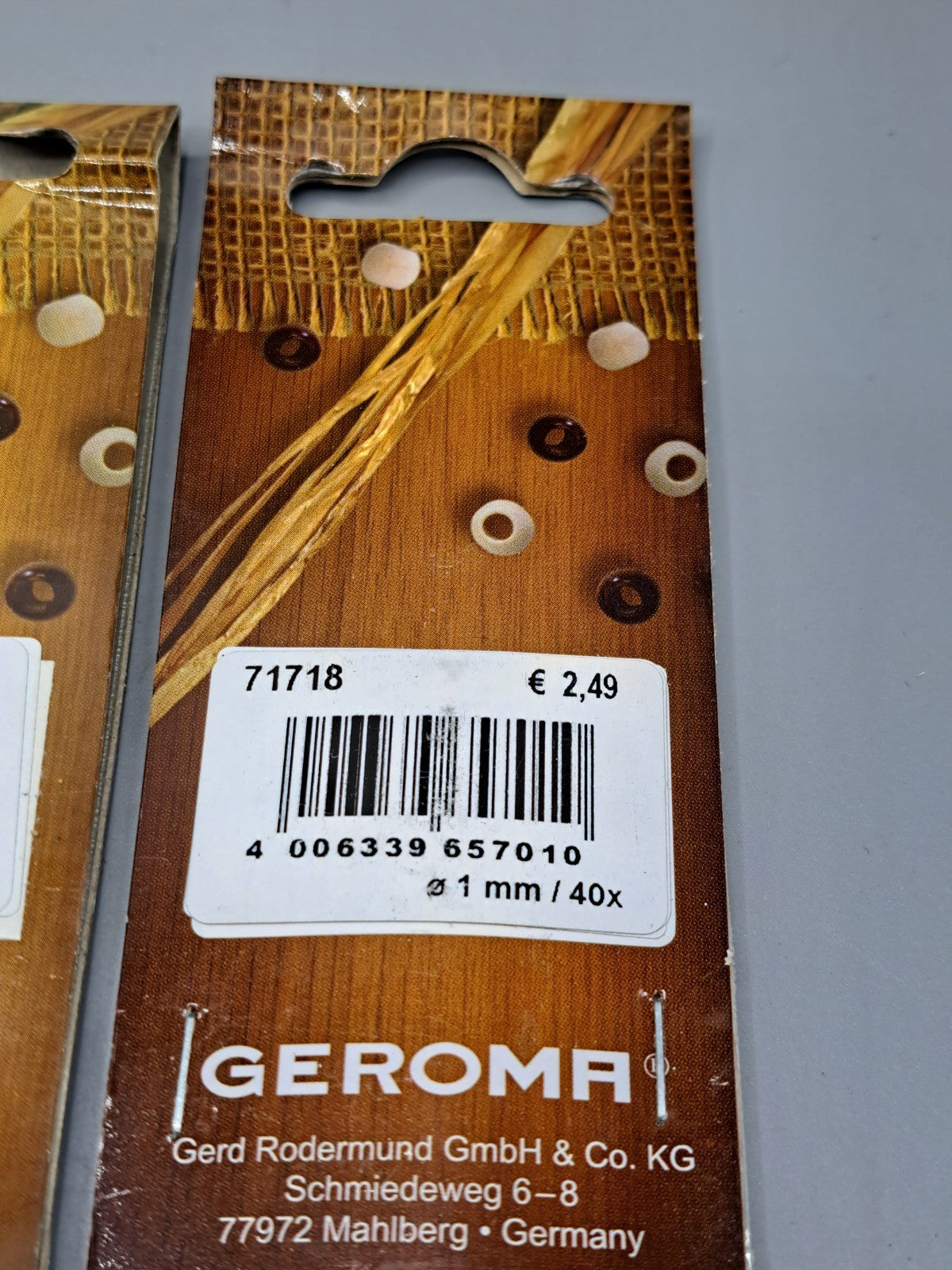 7x Geroma 1mm 40 Stück Draht