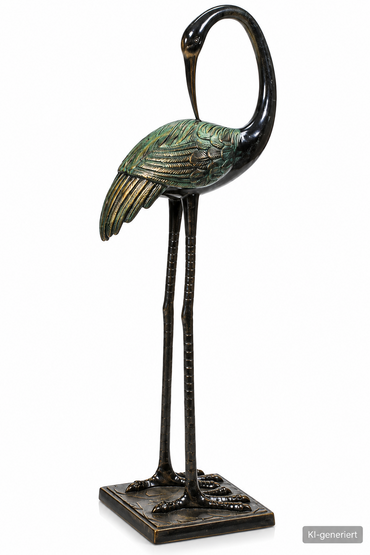 Heissner Grosseto II Gartenfigur Flamingo Metall Gartendeko Skulptur HA8