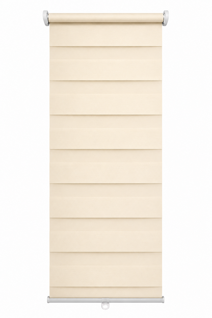 QVC Doppelrollo 40x130 cm Tag Nacht Klemmfix ohne Bohren Rollo Metallgarn HA1