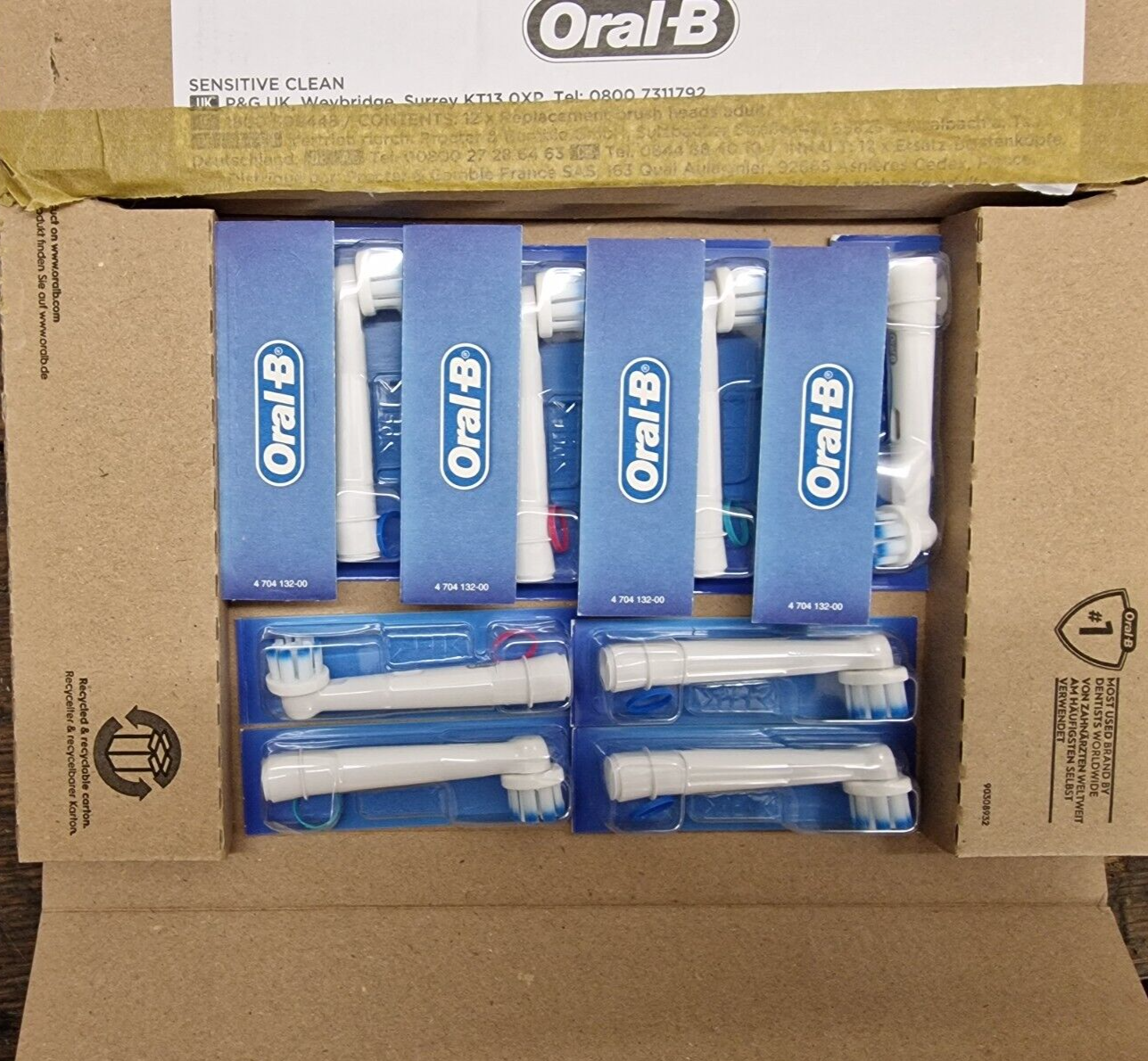 Oral B Sensitive Clean 12 Bürsten