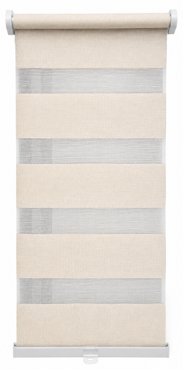 QVC Doppelrollo 60x130 cm Tag Nacht Klemmfix ohne Bohren Rollo Metallgarn HA5