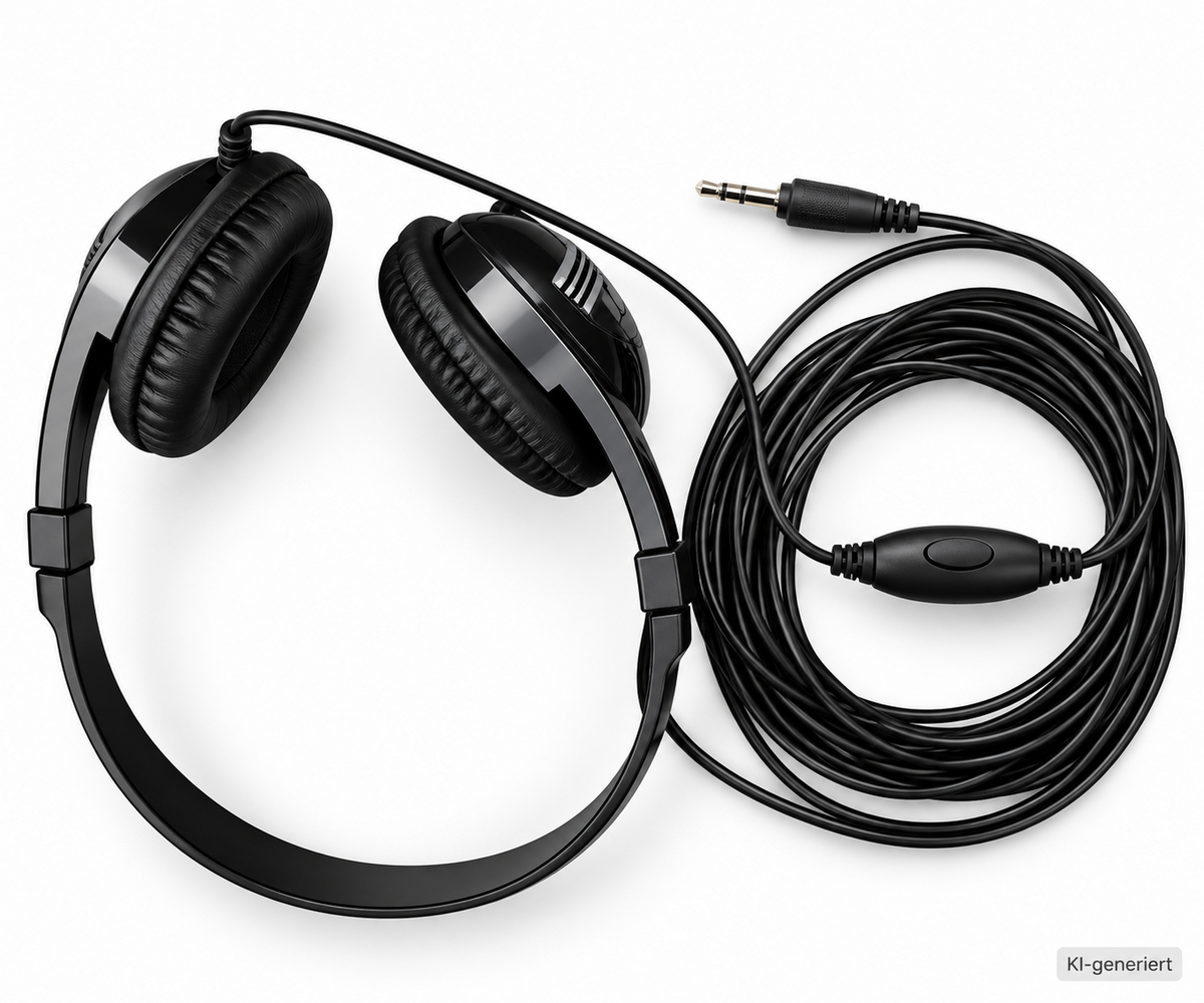 Xtreme Acapulco 6 TV Kopfhörer 6m Kabel 3,5mm Lautstärkeregler 33572 A8