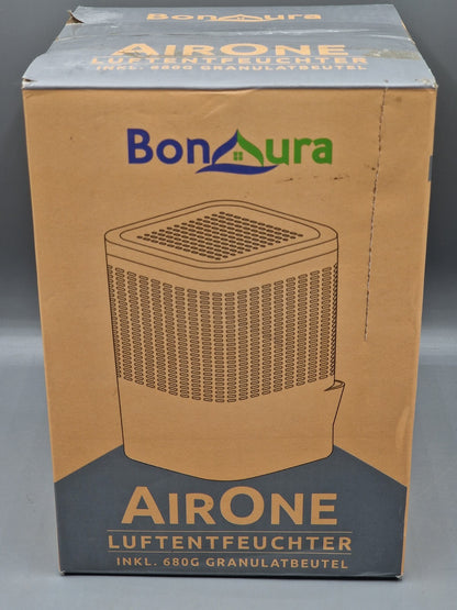 BonAura AirOne Luftentfeuchter ohne Strom mit 360° Schwarz