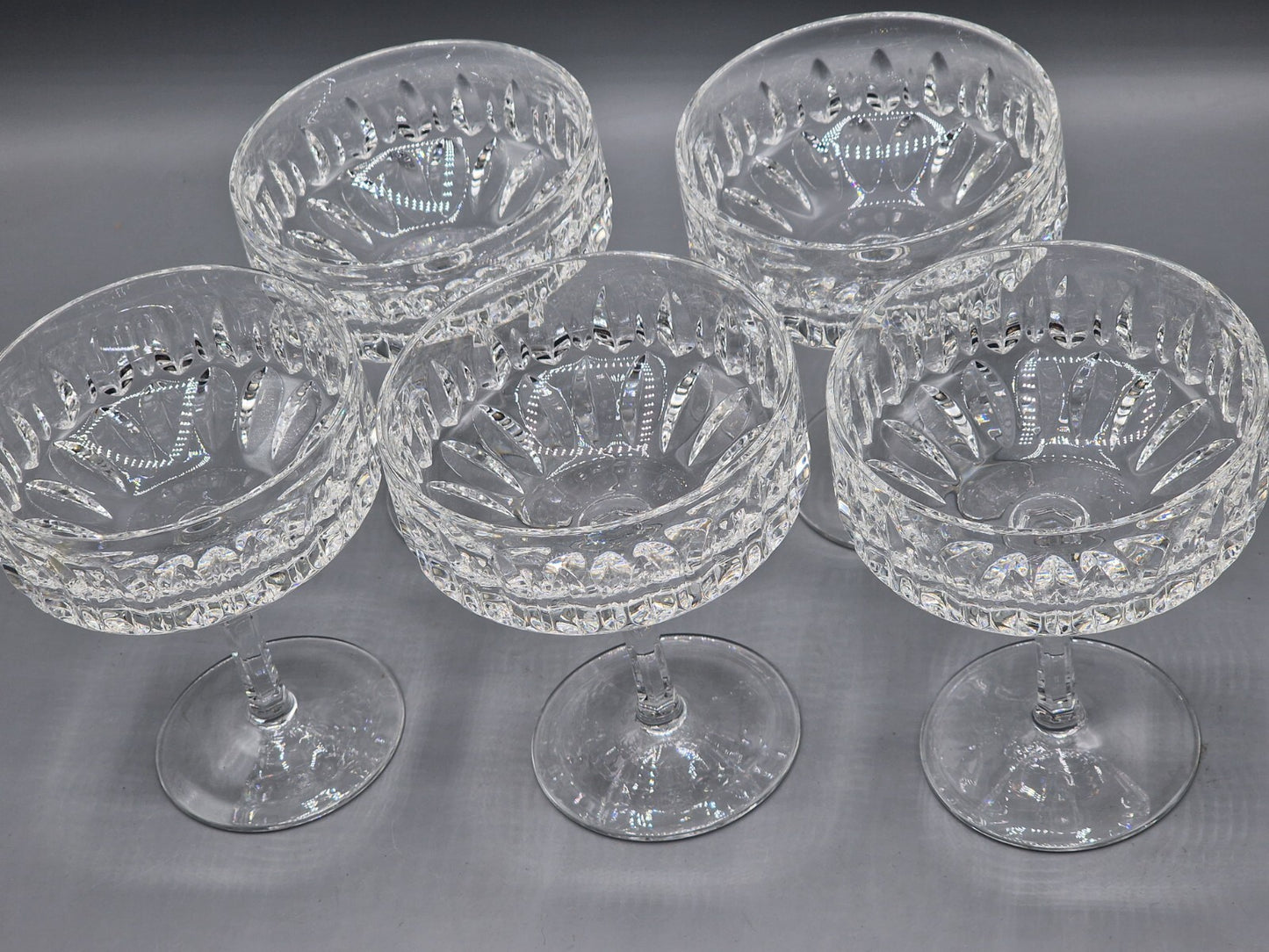 5x Antiquitäten Gläser Likörgläser Weingläser Sammler Vintage
