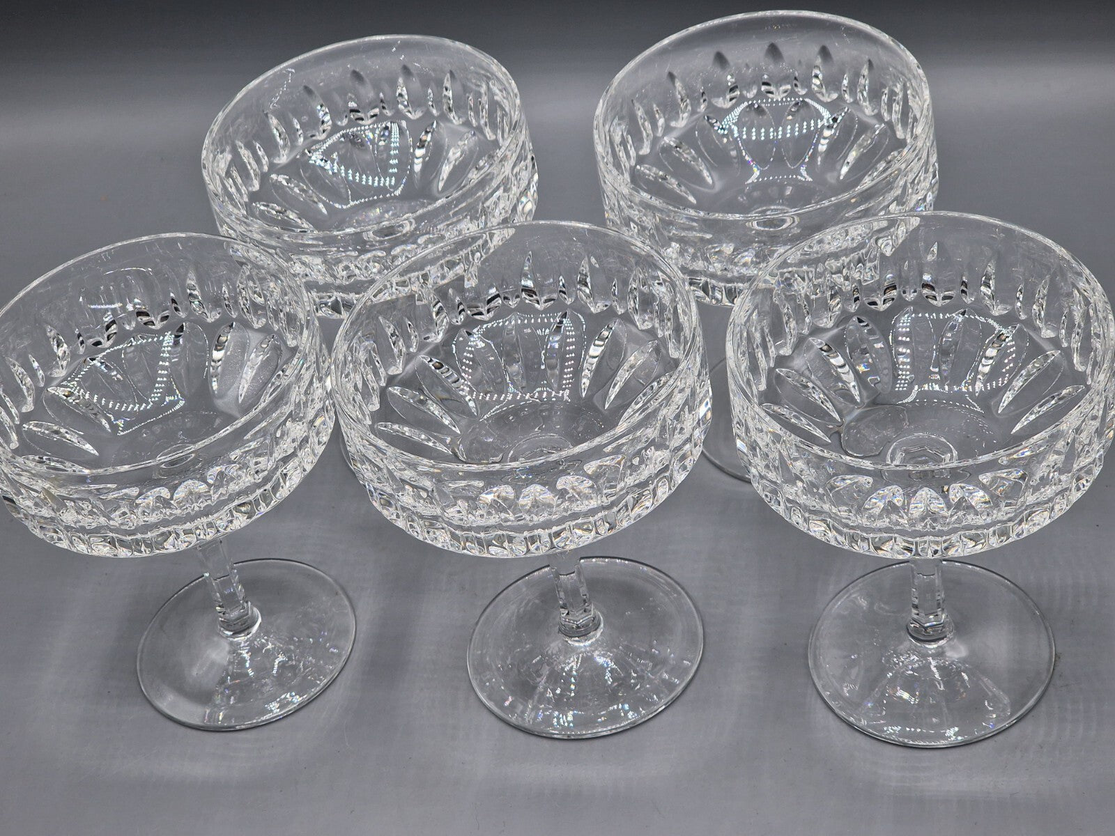 5x Antiquitäten Gläser Likörgläser Weingläser Sammler Vintage