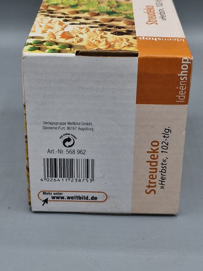 Ideenshop Streudeko "Herbst" 102-tlg | Tischdeko Deko-Set