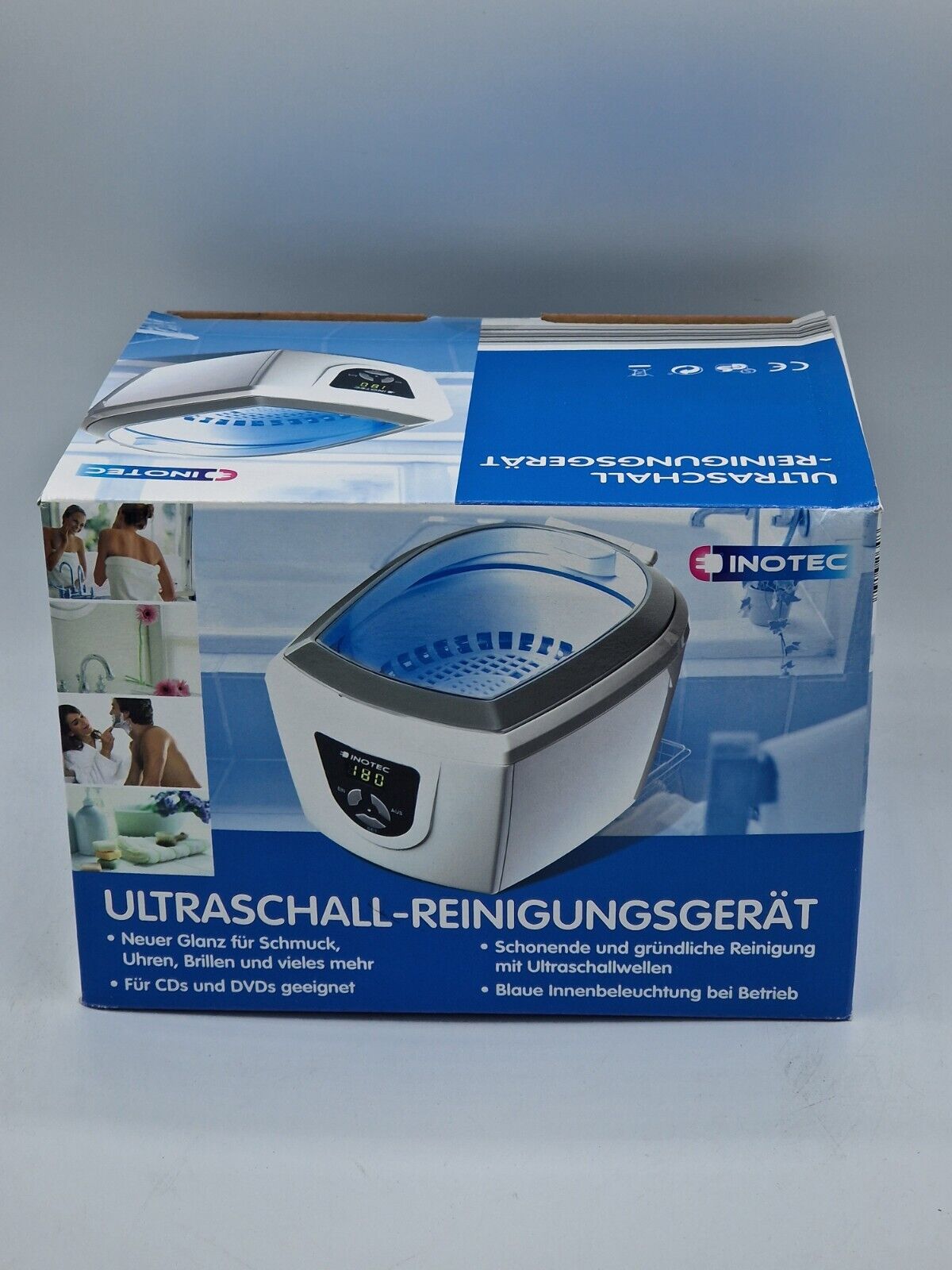 Inotec Ultraschall-Reinigungsgerät, Inotec, Schonend glänzend