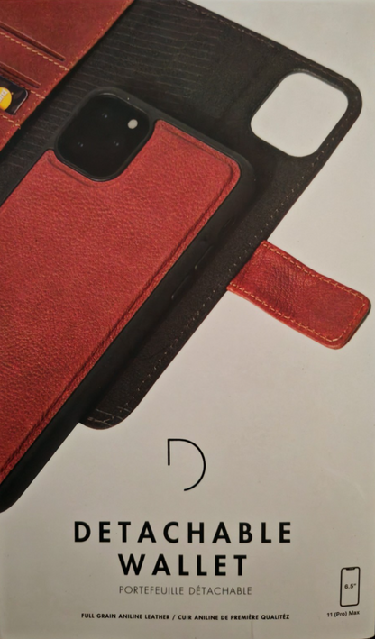 Detachable Wallet Case für iPhone 11 Pro Max Handyhülle Geldbörse Abnehmbar A9