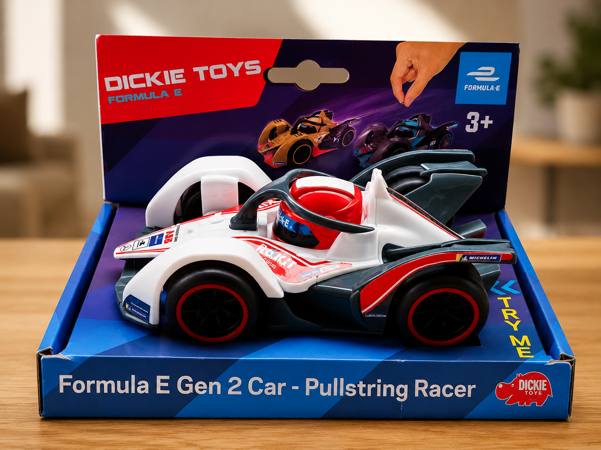 Dickie Toys Formula E Gen2 ROKiT Venturi Pullstring Racer Rennwagen D5
