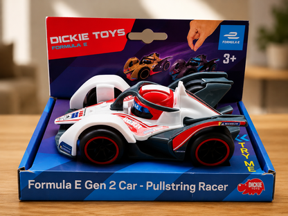 Dickie Toys Formula E Gen2 ROKiT Venturi Pullstring Racer Rennwagen D5