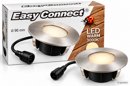 Easy Connect 65456 LED Bodeneinbaustrahler Ø96mm 3000K IP65 Terrasse HA34