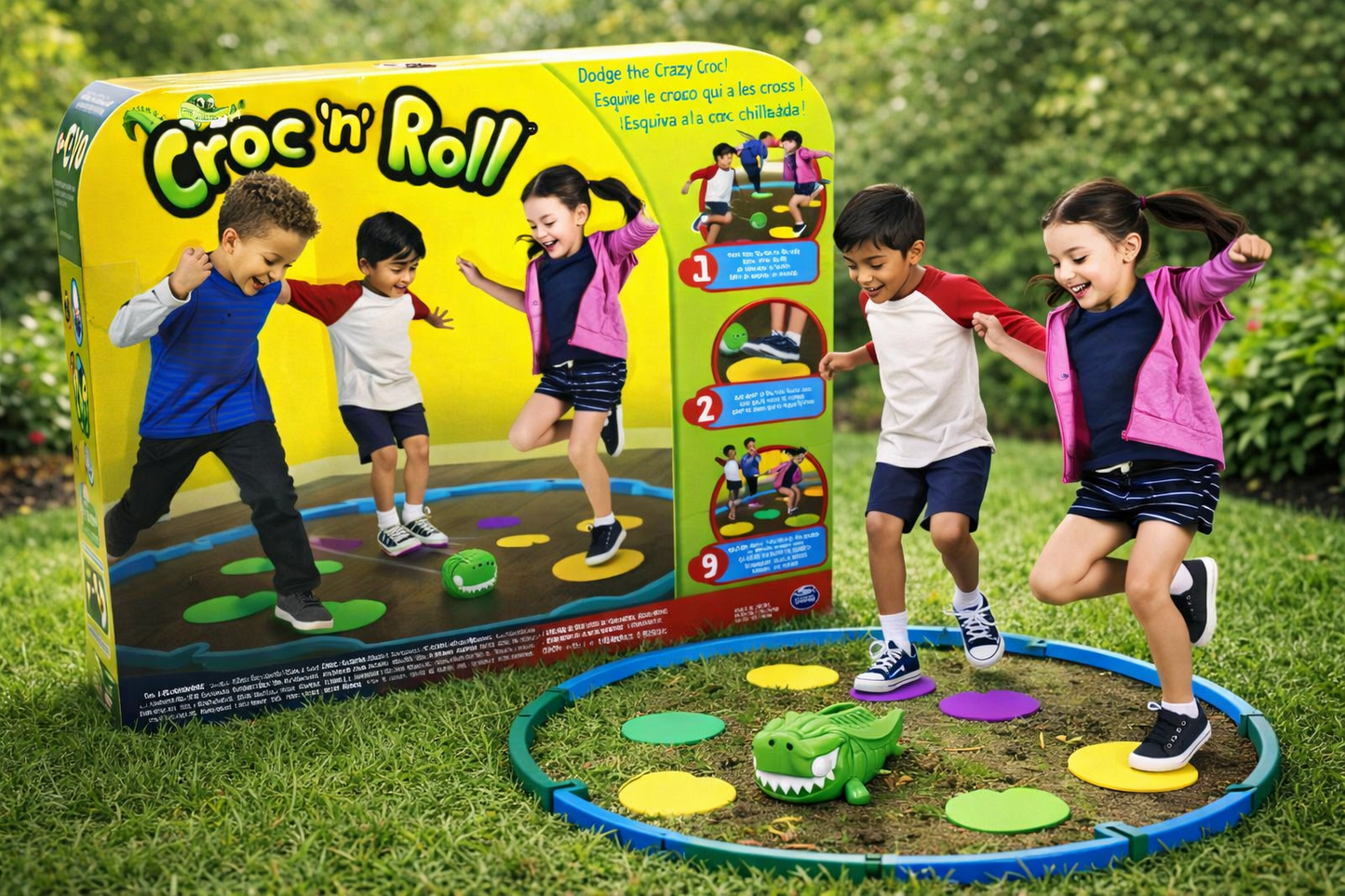 Croc 'n' Roll Kinder Actionspiel Familienspiel ab 3 Jahren Geschicklichkeit D7