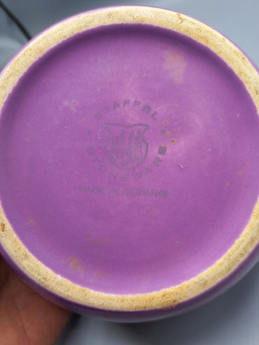 Staffel Stoneware Steinguttopf, Sammler 9 cm hoch