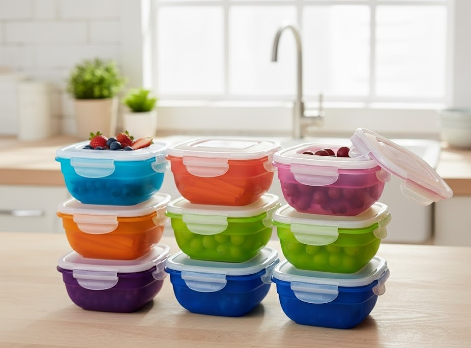 LocknLock 9x Frischhaltedosen 520ml Stapelbar BPA-frei Vorratsdosen ✅