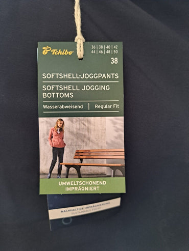Tchibo Softshell-Joggpants, Wasserabweisend Damen, Größe 38