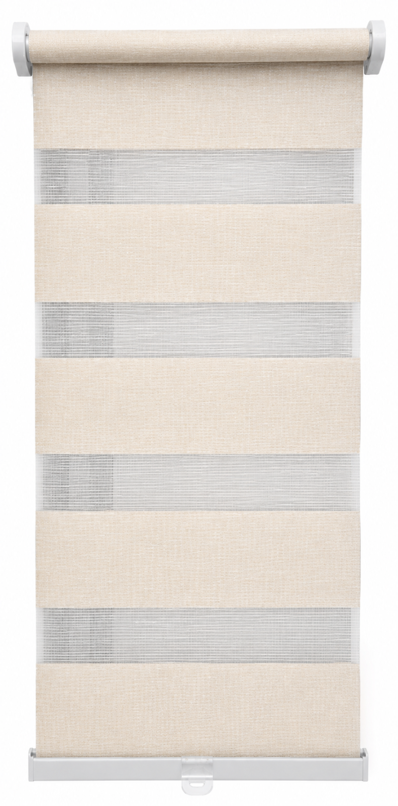 QVC Doppelrollo 40x130 cm Tag Nacht Klemmfix ohne Bohren Rollo Metallgarn HA1