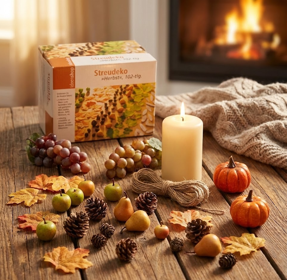 Ideenshop Streudeko "Herbst" 102-tlg | Tischdeko Deko-Set