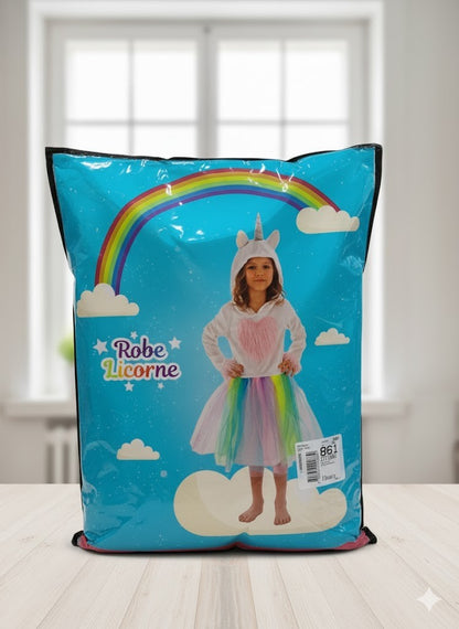 Robe Licorne Einhornkostüm Mädchen Größe 140 🦄 Fasching Karneval Kostüm