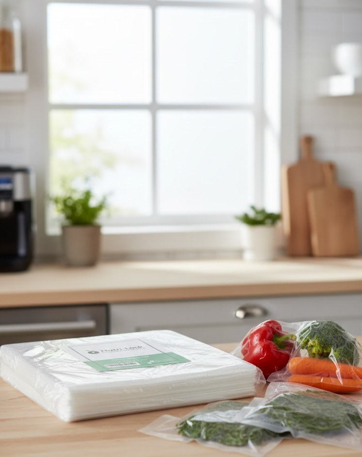 Nutri-Lock 100x Vakuumbeutel 20x30 cm Vakuumierbeutel Lebensmittel Sous Vide B7