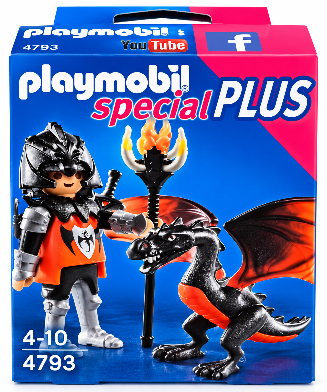 PLAYMOBIL 4793 Special Plus Drachenritter mit Drache Ritter Fantasy D5