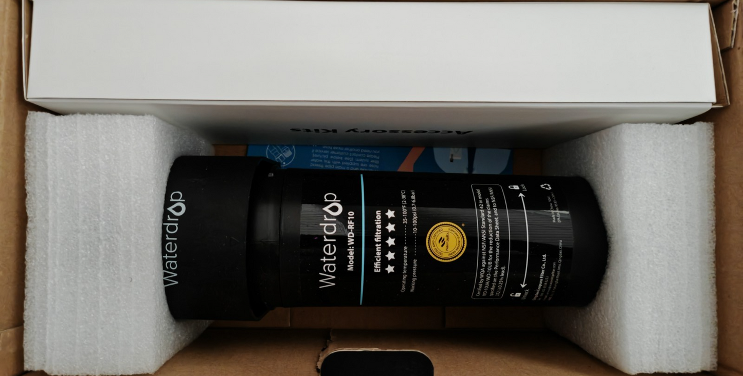 Waterdrop WD-10UA Wasserfilter NSF ANSI 42 Ersatzfilter 11000 Gallonen Filter B5