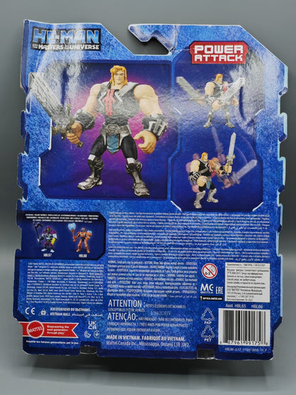 Mattel He-Man HBL66 Masters of the Universe Power Attack Figur Schwert 14cm D5