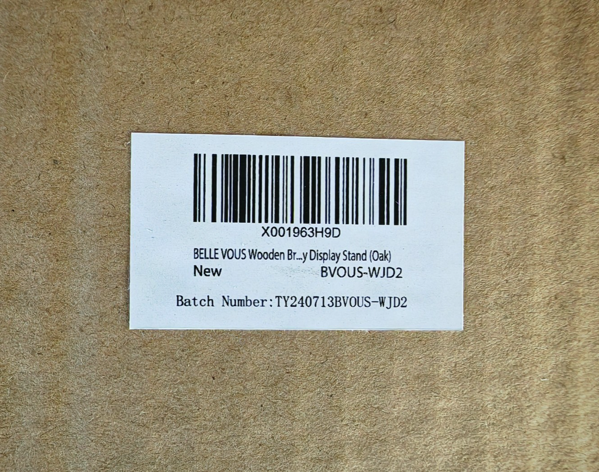 BELLE VOUS Schmuckständer Holz 4 Etagen Armbandhalter Kettenhalter Eiche F4