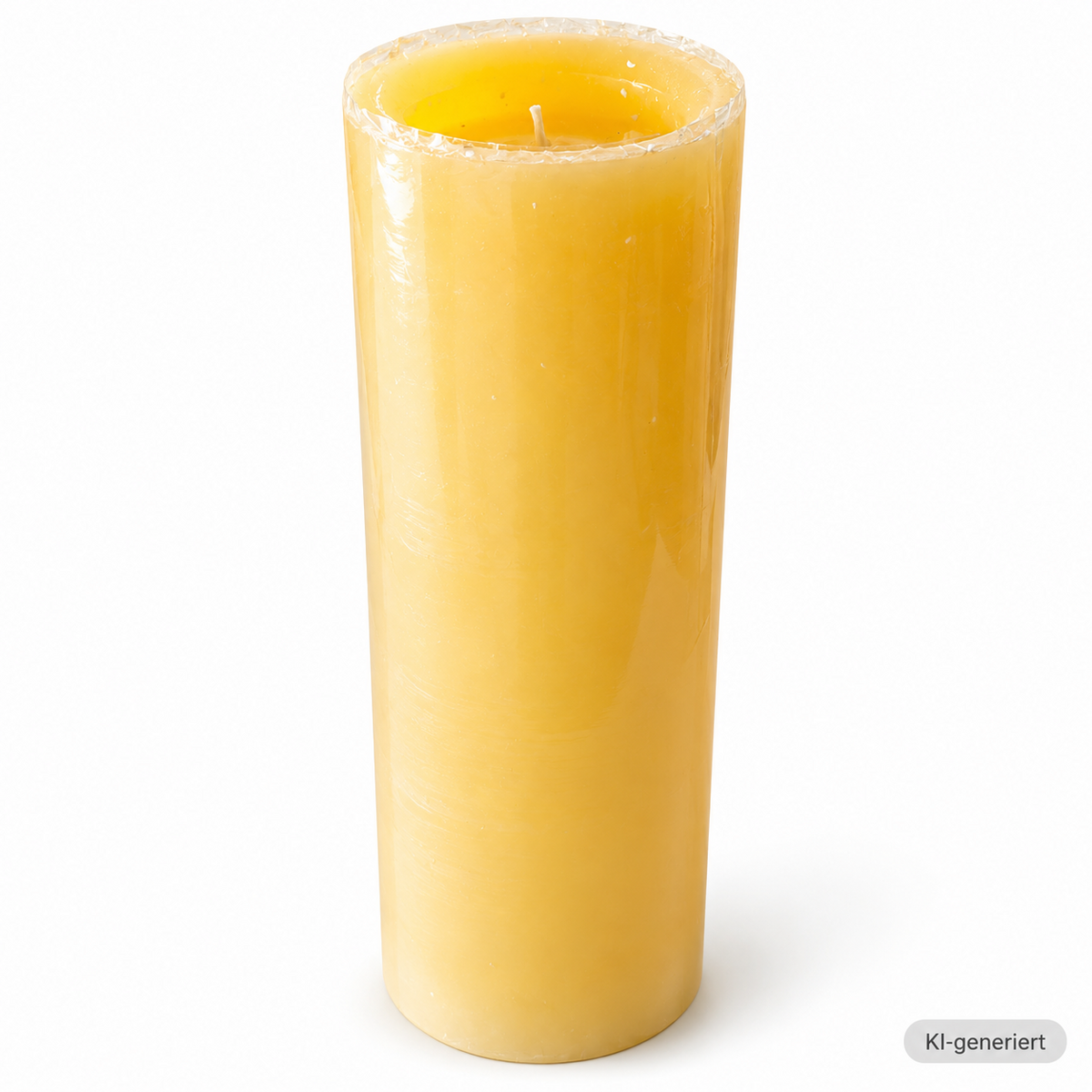 TEWA LED Kaminkerze 45 cm XXL Dekokerze Flammenoptik Creme Batterie C2