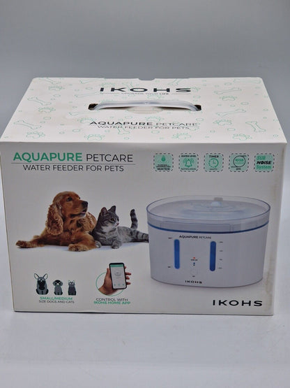 IKOHS Aquapure Petcare Hunde & Katzen Wasserspender  Wassernapf Haustier Neu