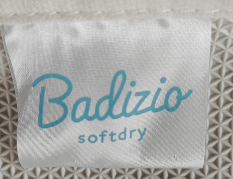 BADIZIO Softdry Badvorleger 50x80cm Pastellgrün 3D Bubbles Hochflor D8