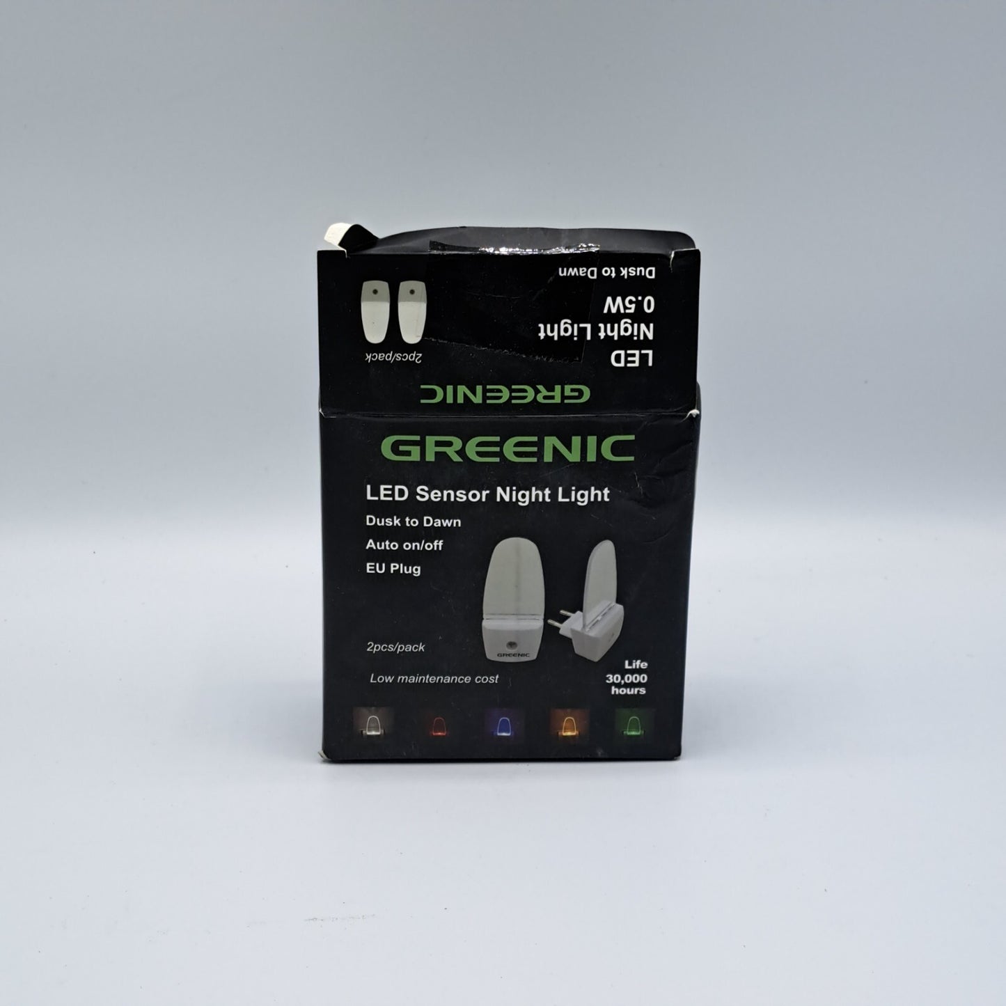 Greenic LED Nachtlicht 0.5W Dusk to Dawn, Farbe Rot