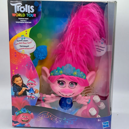 Hasbro Trolls World Tour Haartanz Poppy, Puppe, Spielzeug, Tanzen, Töne