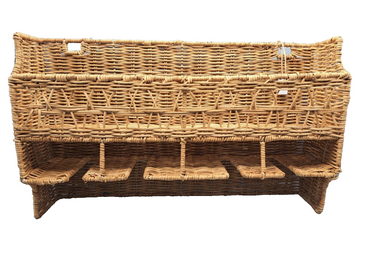 Wandregal Vintage Rattan Weinregal Küche Weltbild Braided