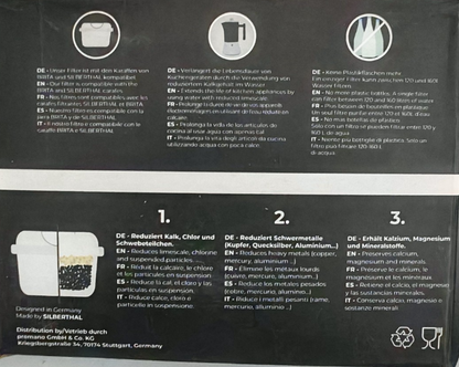 SILBERTHAL Wasserfilter Kartusche kompatibel Brita Maxtra Kalkfilter 1 Stück B3