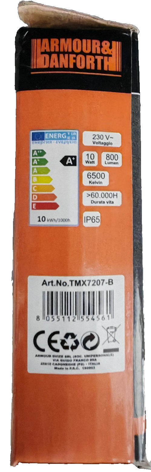 Armour & Danforth LED Flutlichtstrahler 10W 800lm IP65 Kaltweiß 6500K  HA34