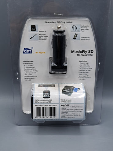 DNT MusicFly SD FM-Transmitter mit Fernbedienung