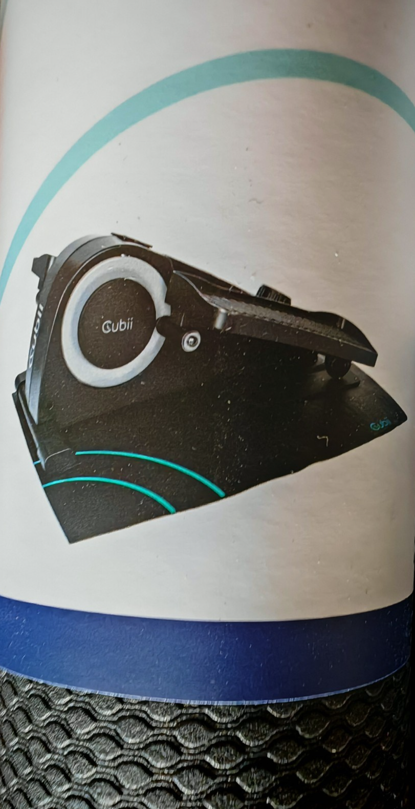 CUBII JR. Grippii Anti-Rutschmatte Ellipsentrainer Bodenschutz Fitness Matte H1