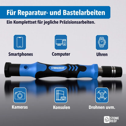 STONEREEF Feinmechaniker Set SR-1408 Handy Reparatur Werkzeug Schraubendreher A8