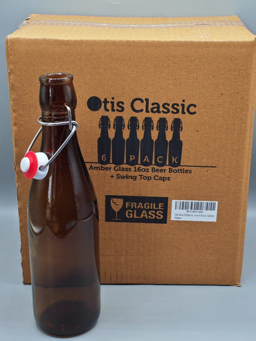 Otis Classic 6er Pack Glasflaschen mit Bügelverschluss