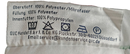 POLYSOFT Kopfkissen 80x80cm 4-Loch-Hohlfaserkügelchen Mikrofaser Weiß HA25