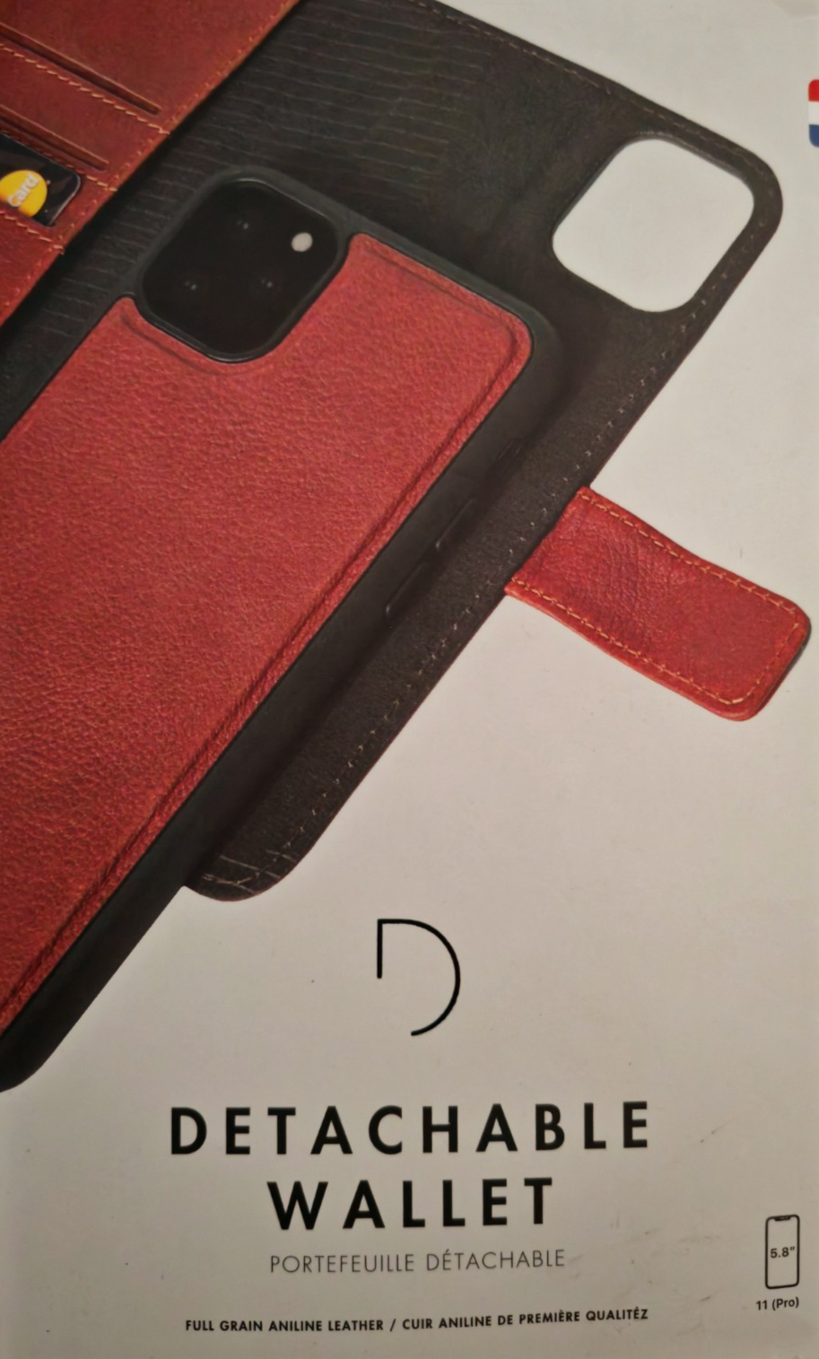 Decoded Detachable Wallet Case für iPhone 11 Pro Handyhülle Geldbörse A9
