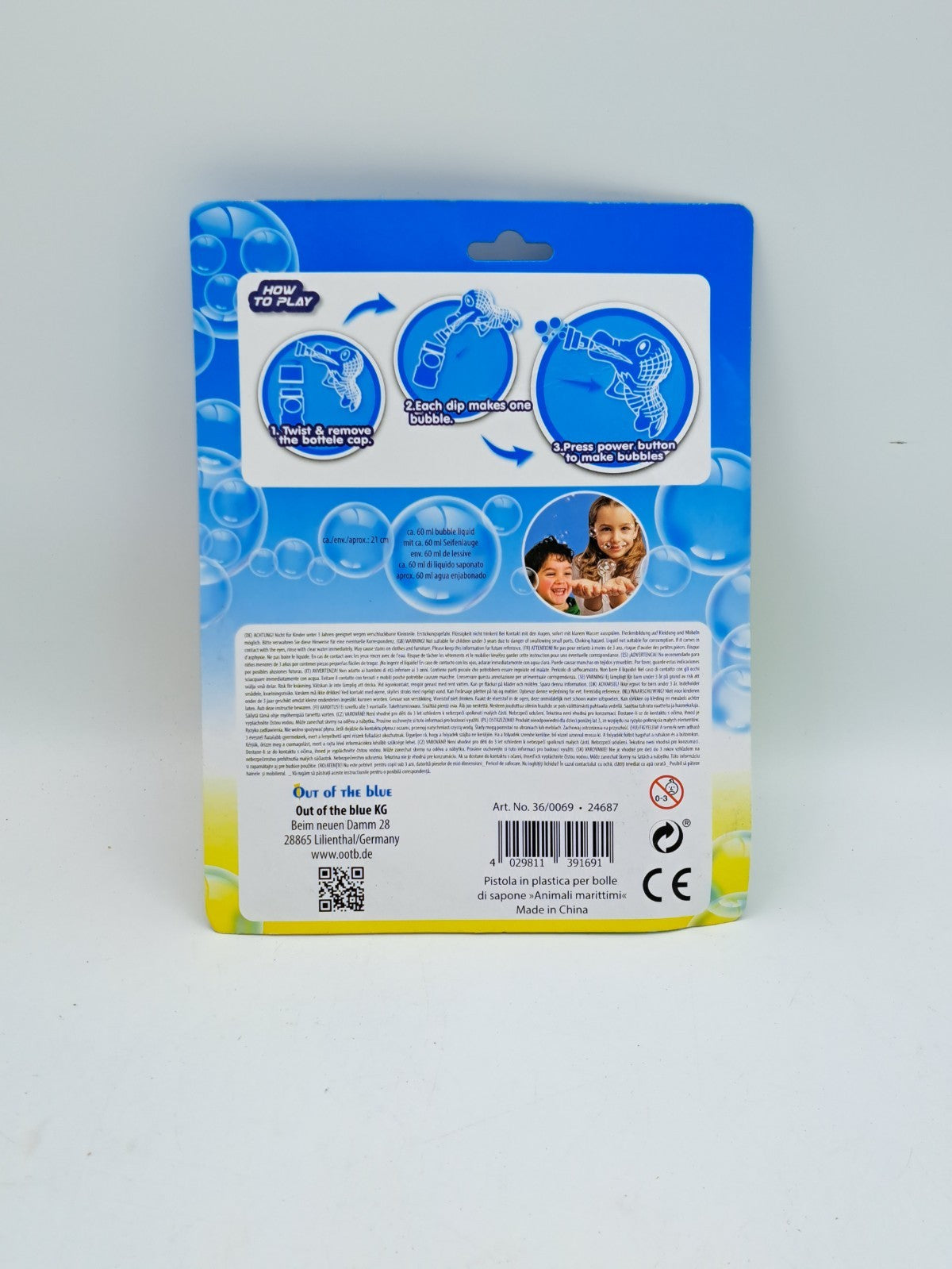 Bubble Gun Sea Animals, Seifenblasenpistole, Seifenblasen, Fisch