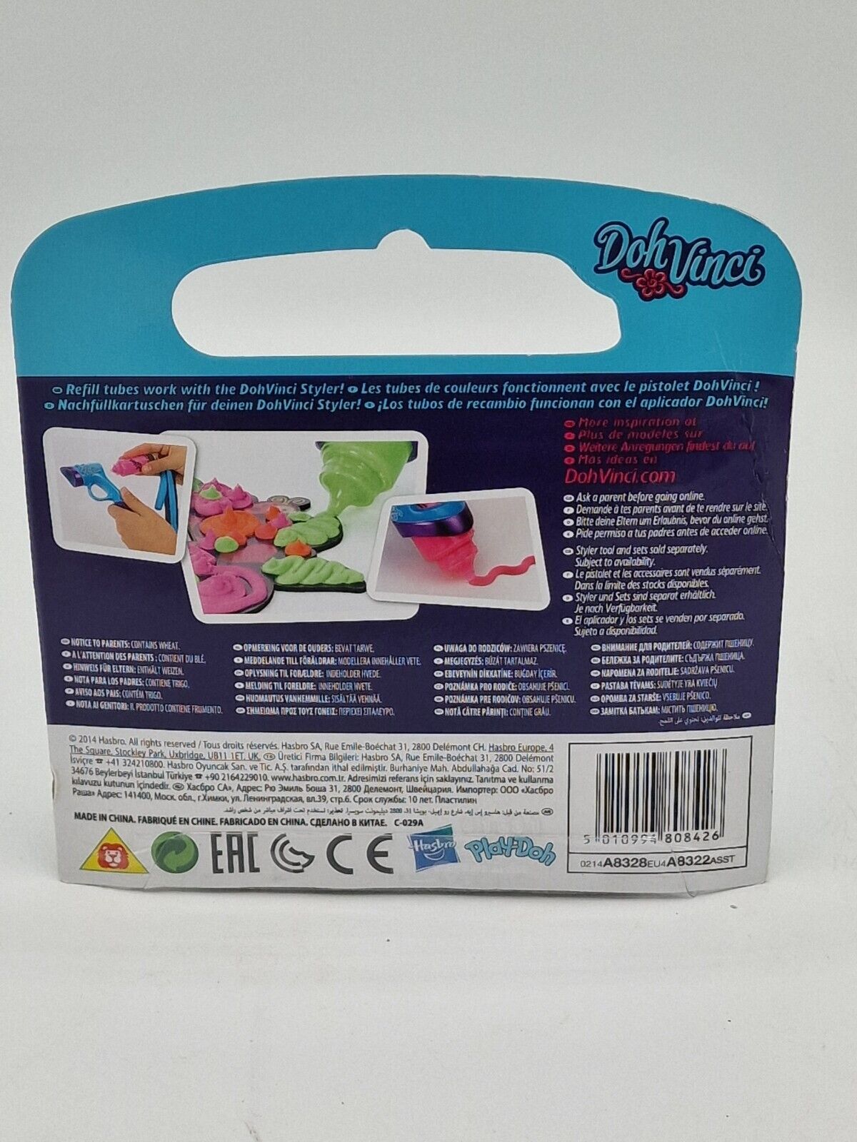 Play-Doh Doh Vinci 4er Nachfüllpack 224g