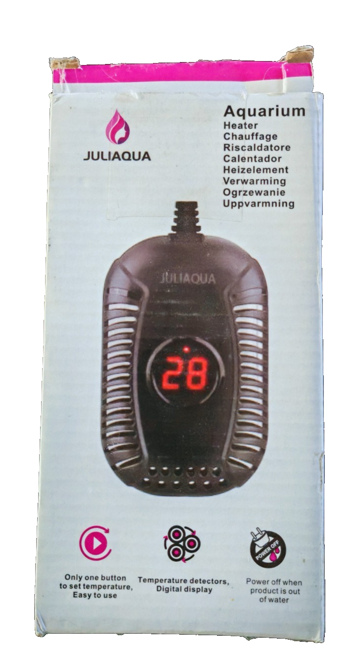 Juliaqua Aquarium Heizelement AC220-240V Regelheizer Heizstab Aquarium Heizer A6