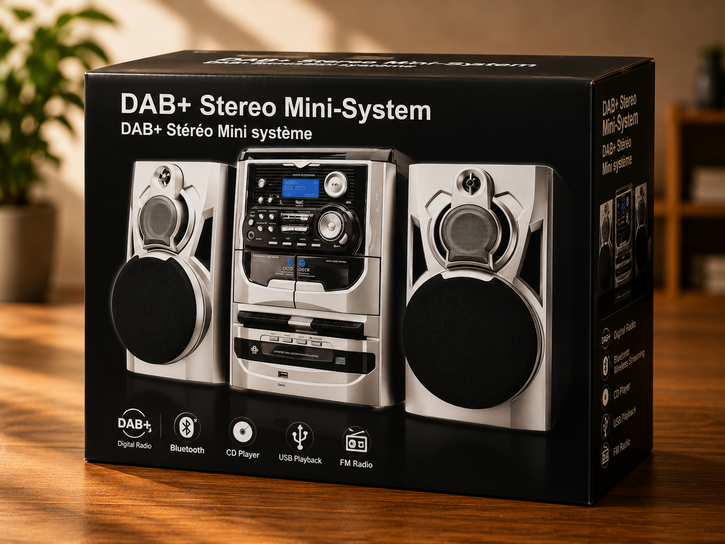 Dual MP301 Stereoanlage CD Wechsler Plattenspieler Kassettendeck USB Radio HA32