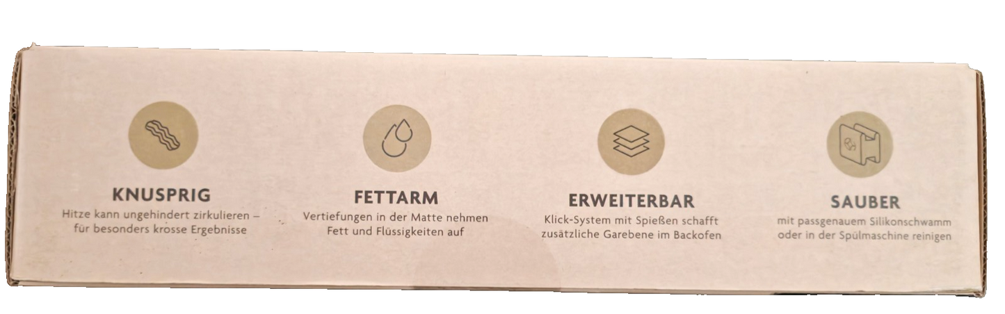 Silikon Backmatte Starter Set Klicksystem Wiederverwendbar Backunterlage B4