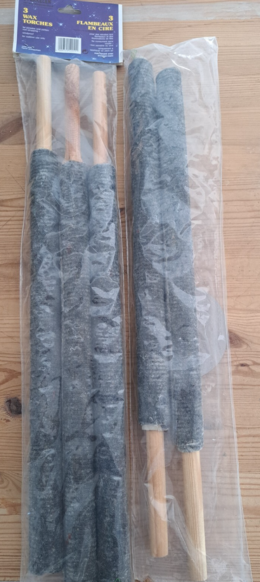 Riethmüller Wachs-Fackeln, 5 Stück, Nicht Tropfend