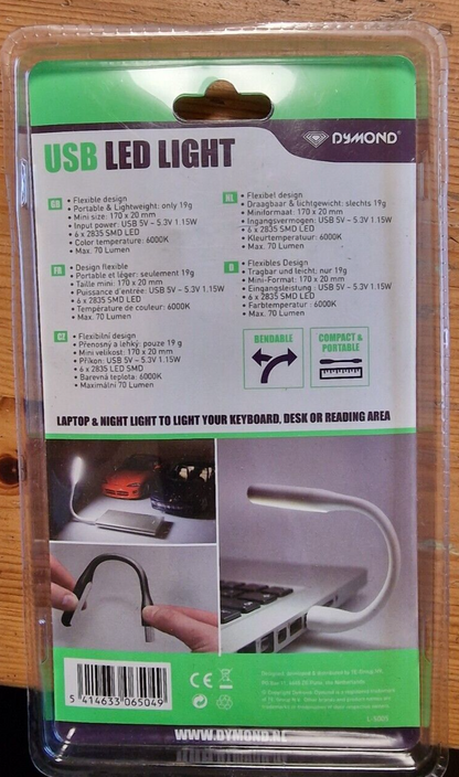 Dymond USB LED Light Dul2, USB Lampe, Licht 2er Set
