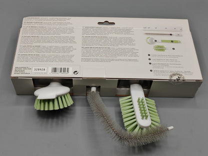 Tchibo Spülbürsten Set 1 Griff + 3 Bürstenköpfe inkl. Wandleiste Küche